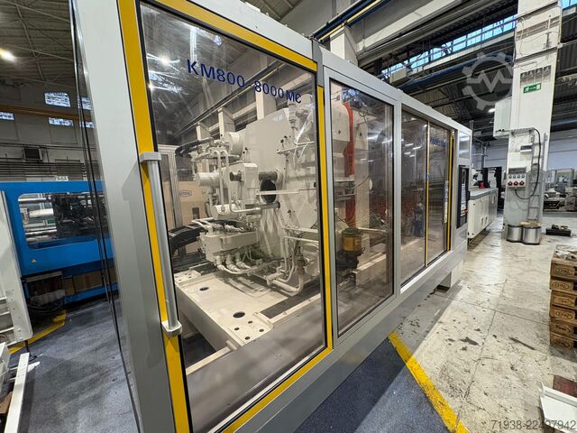 Injection molding machine KraussMaffei KM 800-8000 MC