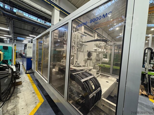 Injection molding machine KraussMaffei KM 800-8000 MC