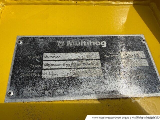Other Multihog Kombi-Schneepflug+Kehrwalze