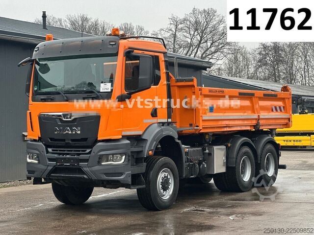 Three-sided tipper truck MAN MAN TGS 33.470 Meiller-DSK *Bordmatic*