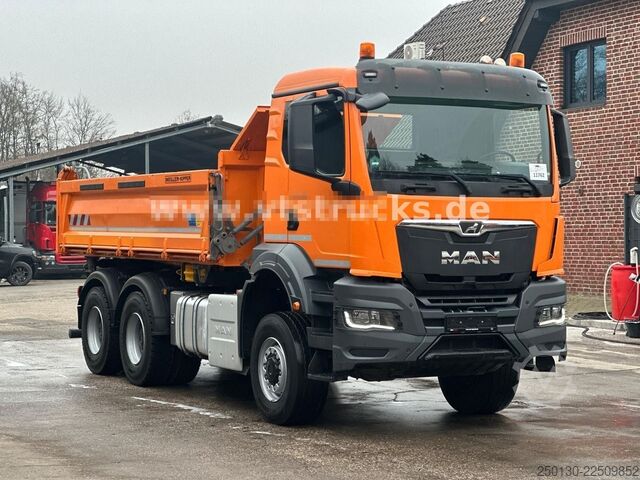 Three-sided tipper truck MAN MAN TGS 33.470 Meiller-DSK *Bordmatic*