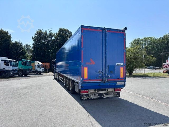 Auflieger mit Walkingfloor STAS Schubboden 93 CBM Top nur Gertreidetransport