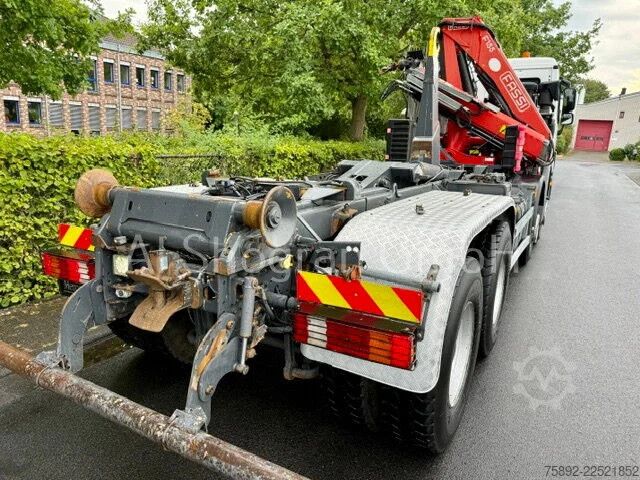 Hakenarmsystem Mercedes-Benz Actros 3241 8x4/Abrollkipper+Fassi F155/Euro5