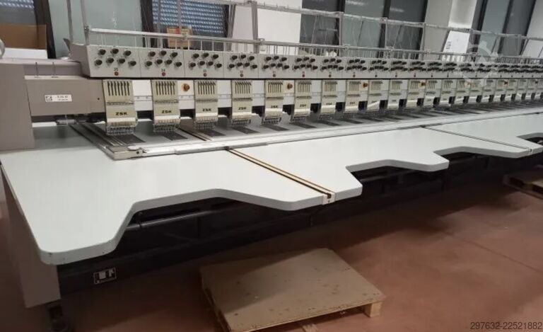 2 ZSK Flat embroidery machines ZSK X 2507 et MCF 1011