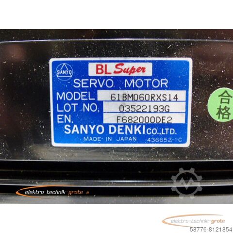 Steuerung Sanyo Denki 61BM060RXS14 Servo Motor - ! -