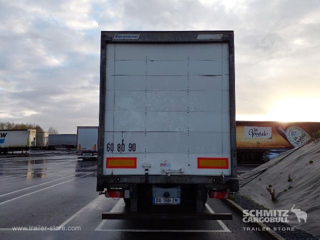 Box semitrailer Fruehauf Semitrailer Dryfreight Standard Porte relevante