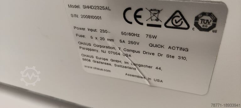 Orbital Shaker Ohaus SHHD2325AL