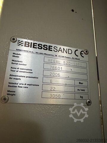 BIESSE wide belt sander BIESSE SAND REGAL 1350