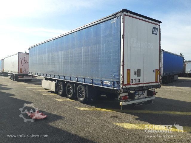 Open semitrailer with tarp Schmitz Cargobull Semitrailer Curtainsider Standard
