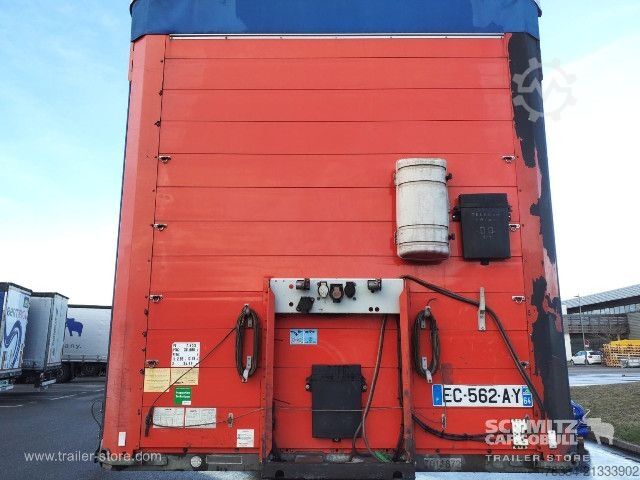 Open semitrailer with tarp Schmitz Cargobull Semitrailer Curtainsider Standard Hayon