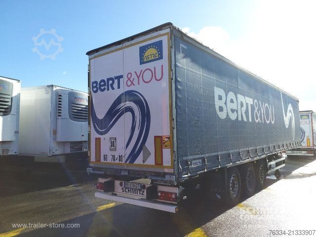 Open semitrailer with tarp Schmitz Cargobull Semitrailer Curtainsider Standard