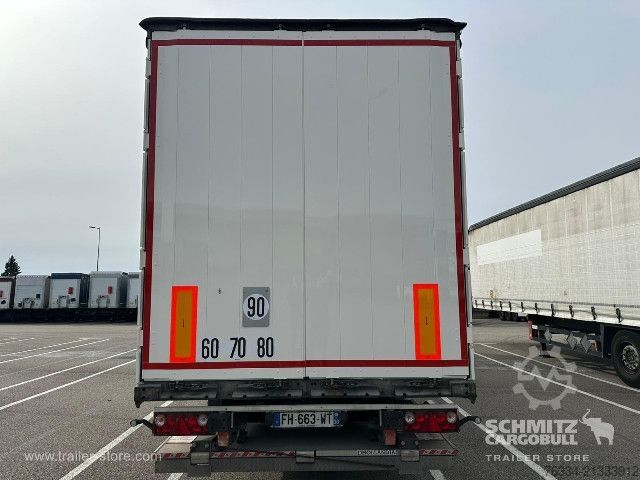 Open semitrailer with tarp Schmitz Cargobull Semitrailer Curtainsider Standard Hayon