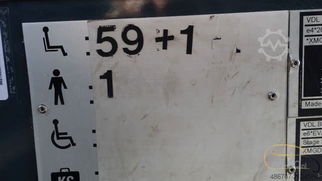 Intercity bus VDL Lexio 61 Sitze EURO 5 Km Orginel