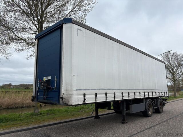 Curtain sided Hfm Trailers D22 2-Axle / 10 Meter / Dolly-LZV / Loading Lift