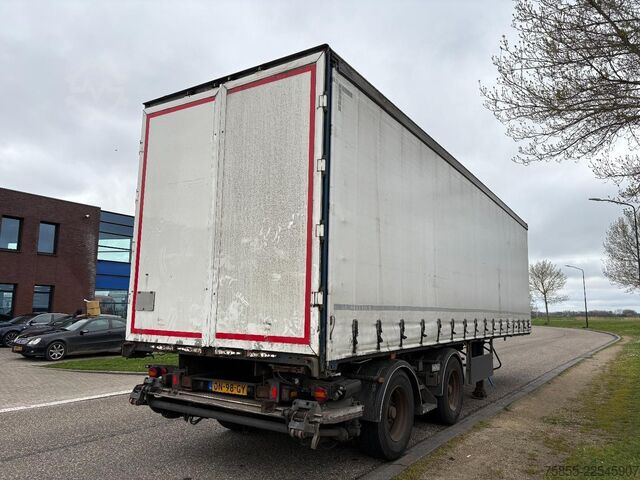 Curtain sided Hfm Trailers D22 2-Axle / 10 Meter / Dolly-LZV / Loading Lift