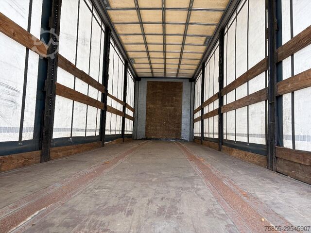 Curtain sided Hfm Trailers D22 2-Axle / 10 Meter / Dolly-LZV / Loading Lift