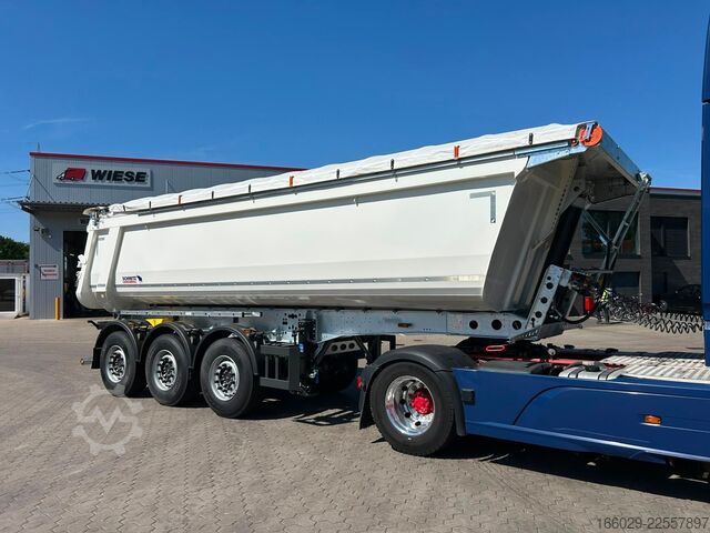 Kipper Auflieger SCHMITZ CARGOBULL SKI 24 SL 7.2 Stahlkipper 26m³ Elektr. Verdeck