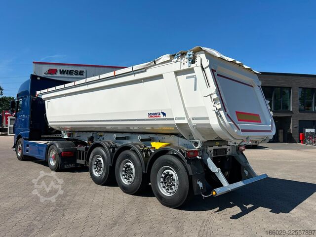 Kipper Auflieger SCHMITZ CARGOBULL SKI 24 SL 7.2 Stahlkipper 26m³ Elektr. Verdeck