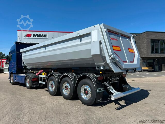 Kipper Auflieger REISCH 3-Achs Stahl Kipper Hardox 450 29m³ Alcoa Felgen