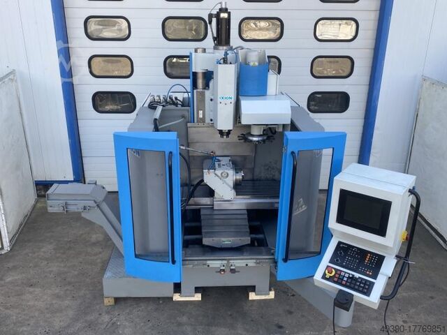 4-axis CNC drilling and milling machine, overhauled in 2020 with indexing unit as rotary axis, machi IXION 30 CNC W + HEIDENHAIN TNC 415