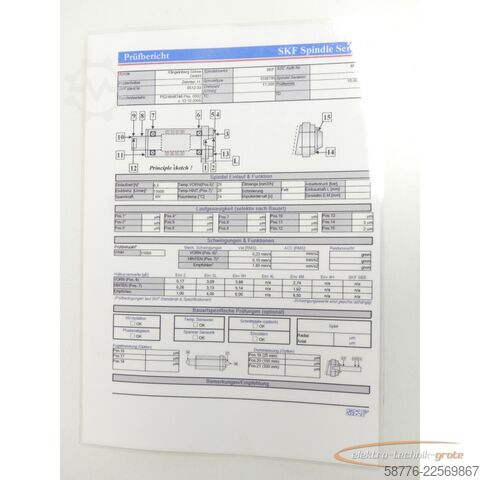 Component SKF N-1039796/6 Spindel - ! -