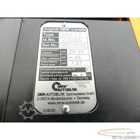 Component SMW Autoblok SRG 1 C Schleiflünette ID 225020 SN 1582110103
