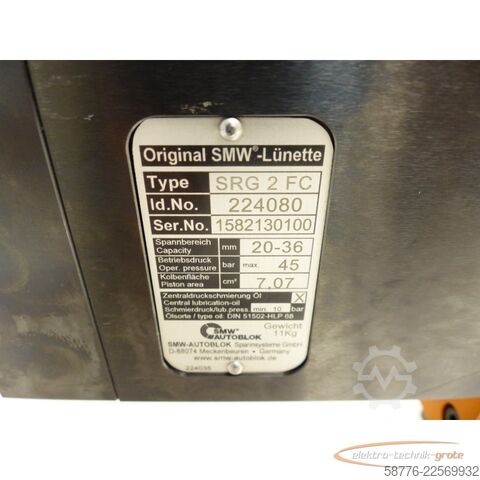 Component  SMW Autoblok SRG 2 FC Schleiflünette ID 224080 SN 1582130100