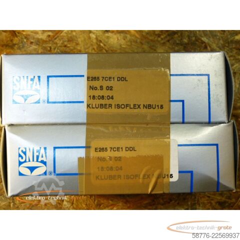 Component SNFA E265 7CE1 DDL Präzisions-Schrägkugellager (1 Paar)   - ! -