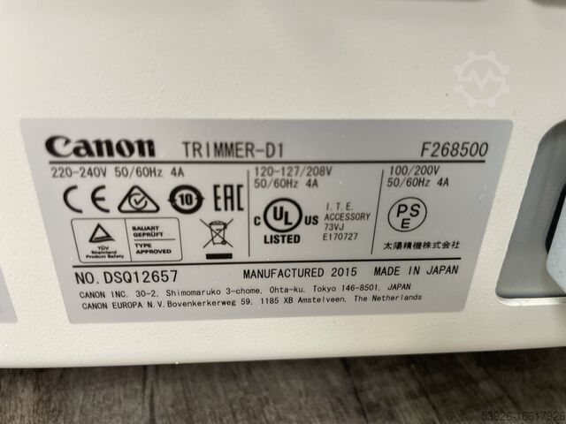 Trimmer, Squarefold SDD SFM 7714 Squarefold Modul incl. Canon D1 Fronttrimmer