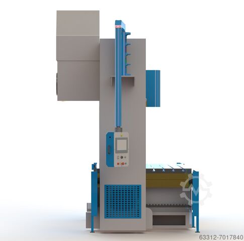 Portal straightening press 300 T Hidrobrasil 300 tonnen Portal-Richtpresse