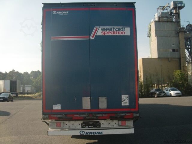 Auflieger mit Pritsche & Plane Krone SDP 27 Mega Liftachse Hubdach