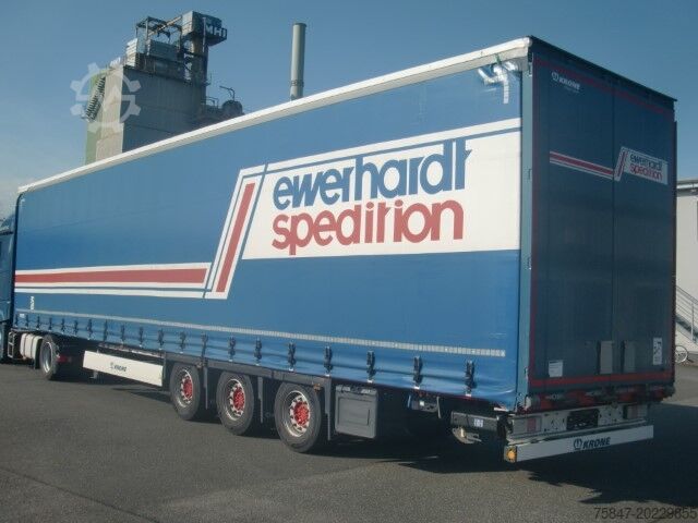 Auflieger mit Pritsche & Plane Krone SDP 27 Mega Liftachse Hubdach