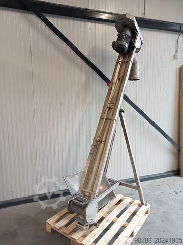 Van Beek screw conveyor, elevating screw Van Beek 