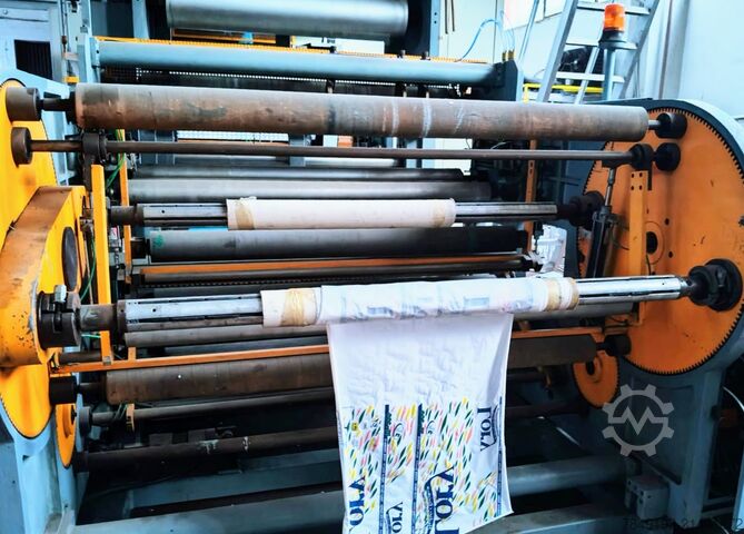 Flexographic printing press 6 colors Schiavi Aries