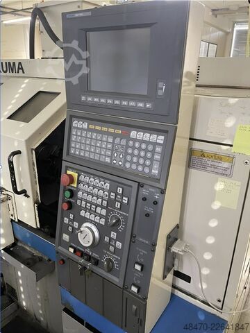 Cnc lathe with barfeeder Okuma LCS15