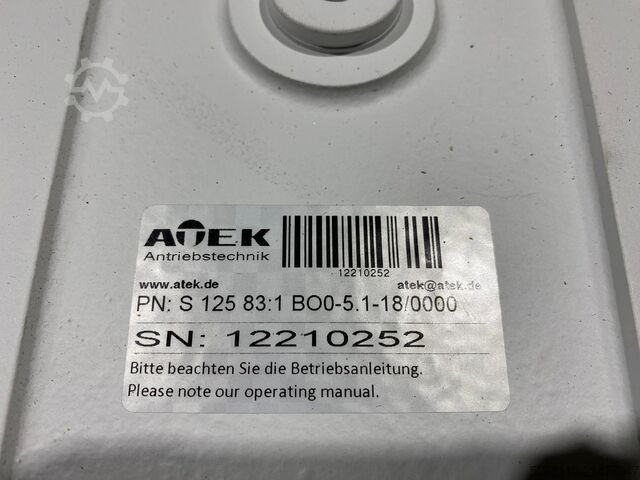 Schneckengetriebe 83:1 Atek S125 83:1 BO0-5.1-18/0000