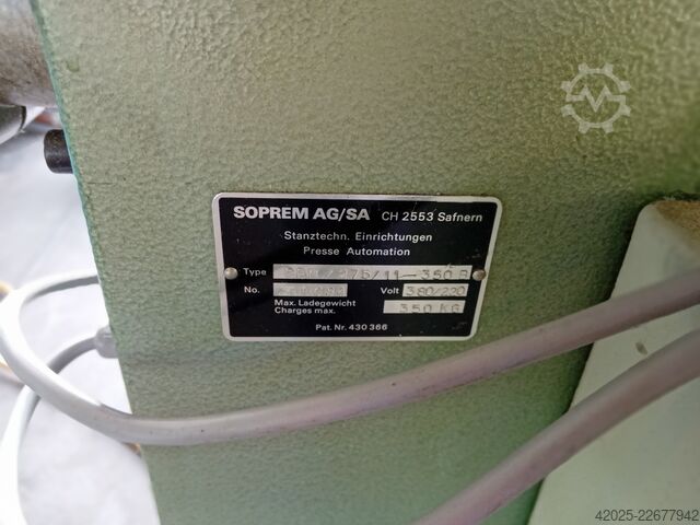 Abwickelhaspel - Richtmaschine SOPREM BRH / 275 / 11 - 350 B