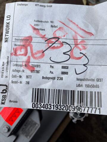 Neue Industriepumpe KSB Etanorm SYT 50-32-250 – 11 kW – 2023 KSB Etanorm SYT 50-32-250 – 11 kW – 2023 KSB Etanorm SYT 50-32-250 – 11 kW – 2023