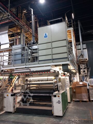 Three-layer blown film co-extrusion line Macchi E-17 3 Layers / 1700 mm