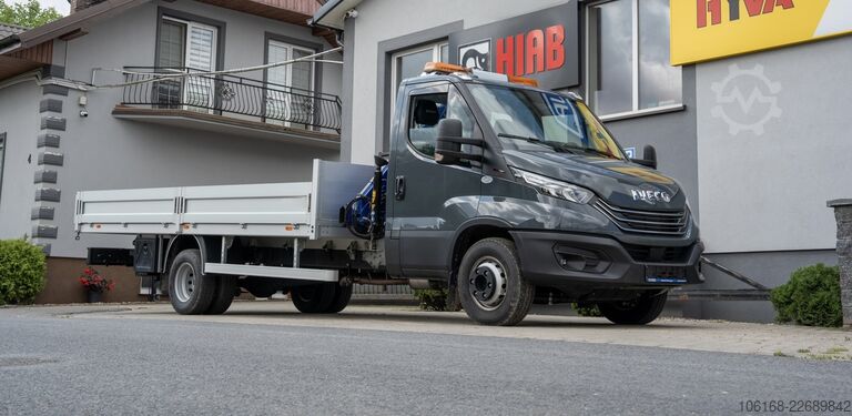 Autokranwagen Iveco Daily 70C18 Kran Hyva Pritsche 5 m