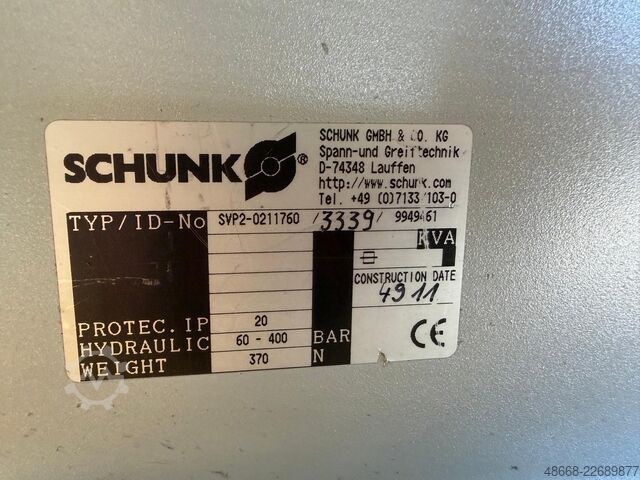 Spannvorrichtung Wechselsystem Schunk Tribos SVP2