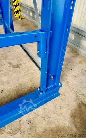 Cantilever rack ca. 3,15 lfm. Kragarmregal mit Fachböden H: 250cm 140 kg/Arm META Multistrong