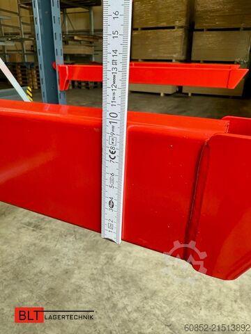 Cantilever racking, heavy-duty racking for long goods ca. 4 lfm. Kragarmregal H: 400cm ,Fuß +3 650 kg Belastung pro Arm , Langgutregal