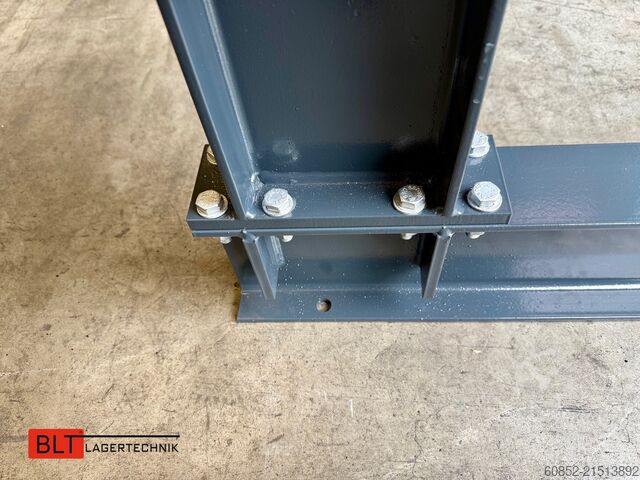 Cantilever racking, heavy-duty racking for long goods ca. 4 lfm. Kragarmregal H: 400cm ,Fuß +3 650 kg Belastung pro Arm , Langgutregal