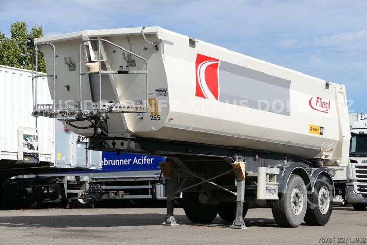 Kipper Auflieger FLIEGL SZS01 Kippmulde 25 m³ Liftachse Plane