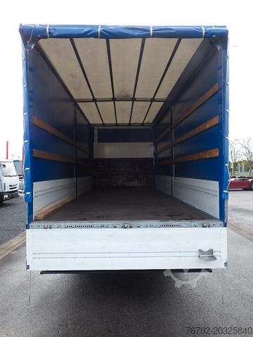 Flatbed truck with tarp IVECO ML 120 E 22P Pritsche 7,2/LASI/Safety/Klima/8tkm