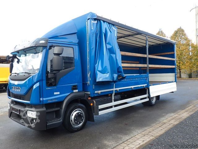 Flatbed truck IVECO ML 120 E 22P Pritsche 7,2/LASI/Safety/Klima/8tkm
