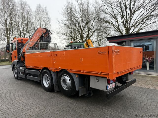 LKW mit Pritsche (offen) MAN TGS 26.480 6X4H-2 Kran Fassi F310 18.50 Meter