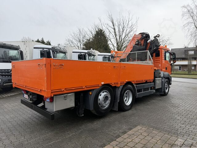 LKW mit Pritsche (offen) MAN TGS 26.480 6X4H-2 Kran Fassi F310 18.50 Meter