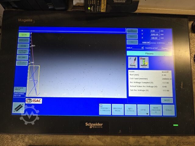 Plasmaschneidmaschine Soitaab Plasmatech 3015